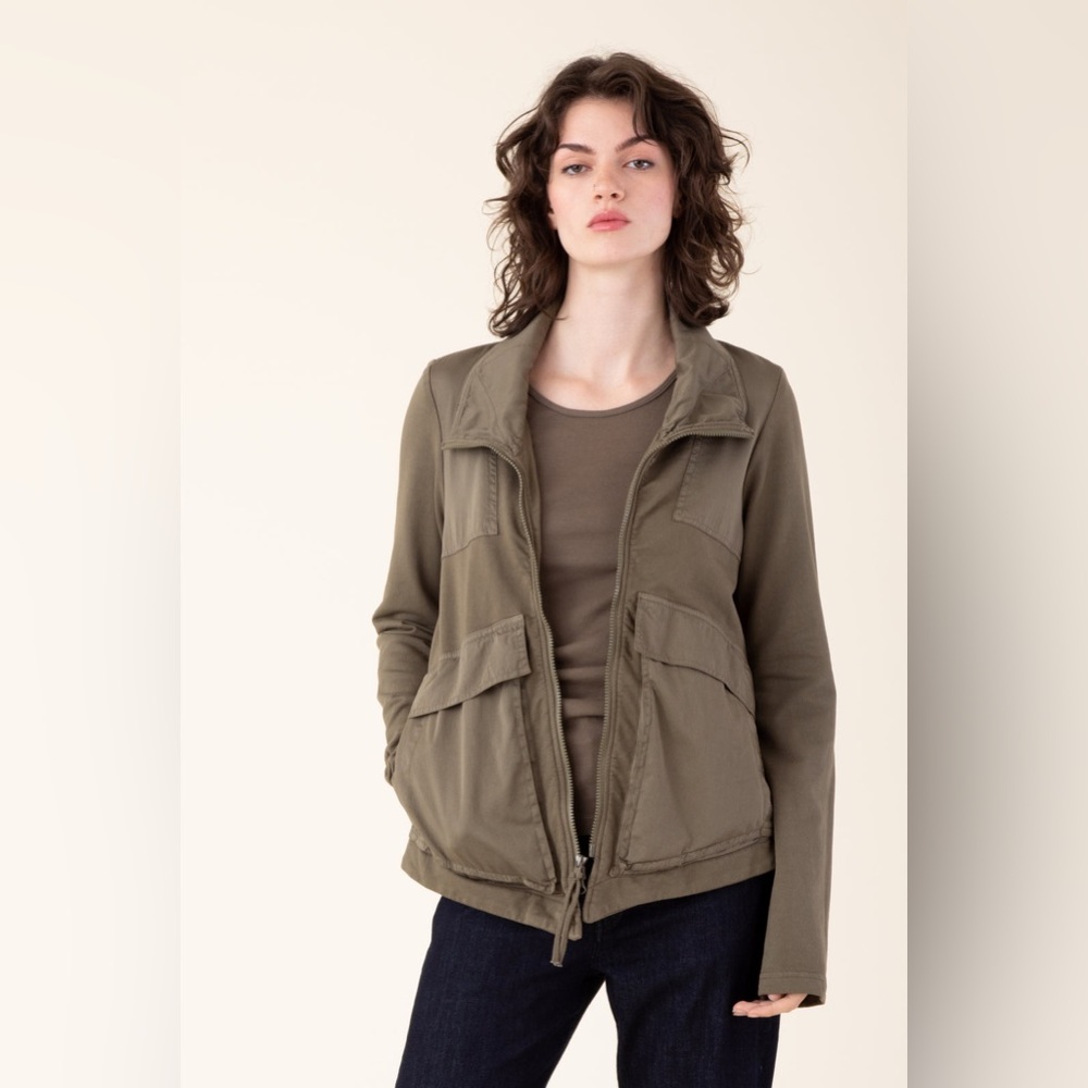 Prairie Underground Jacket Womens S  Hunter Utility French Terry Cargo Pockets